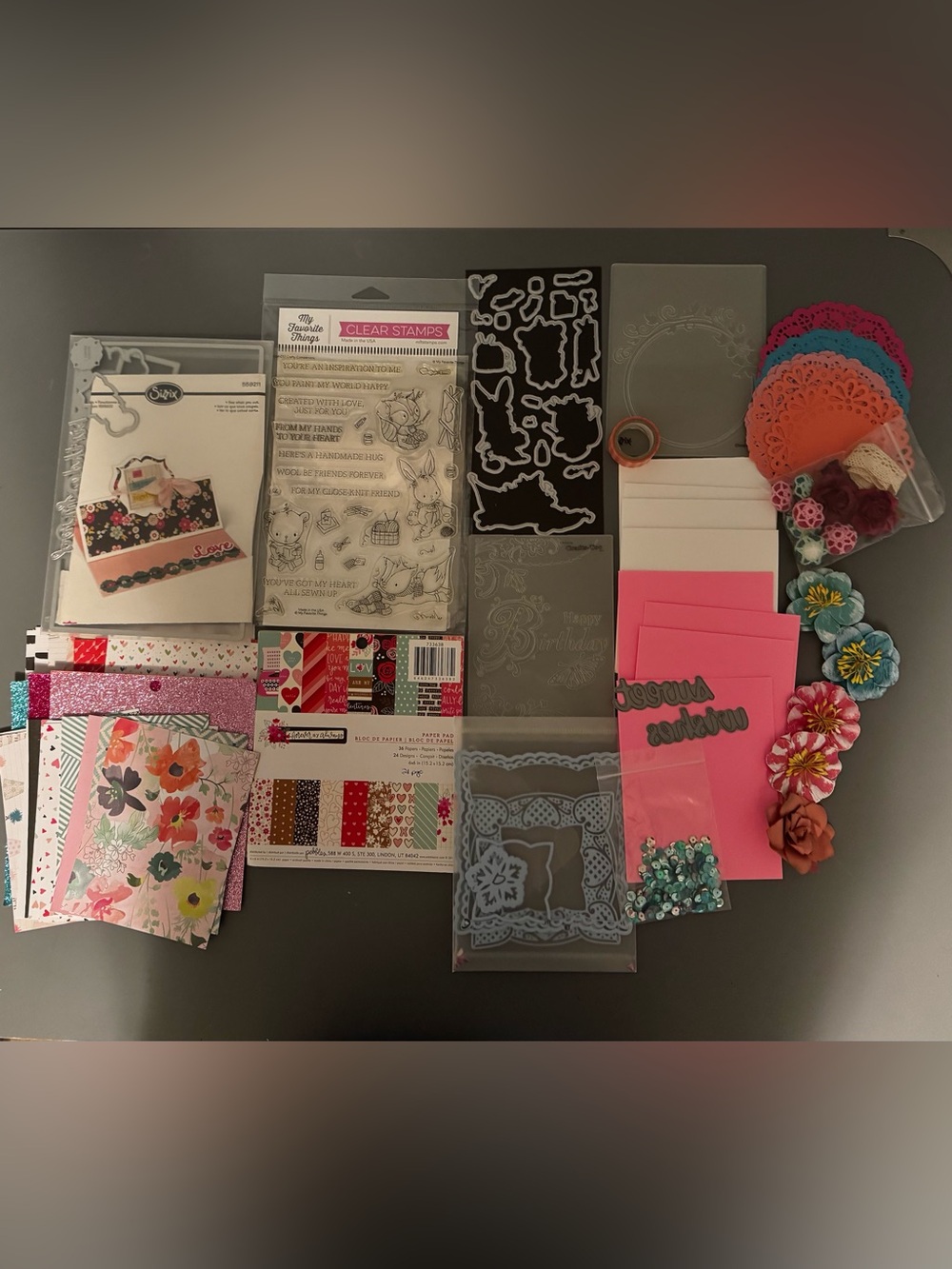 Pink Craft Cardmaking Kit - Assorted Party Supplies